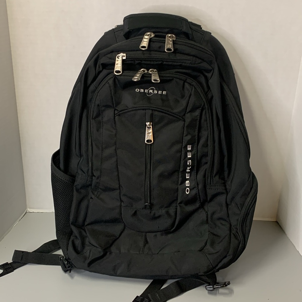 Obersee Bern Diaper Bag Backpack Black